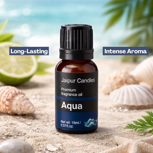 Image of Fragrance Oil | 15 ml | Aroma Oil for Home Fragrance | Best for Aromatherapy | Use in Diffusers, Candles, Air Fresheners (15ML, Aqua)