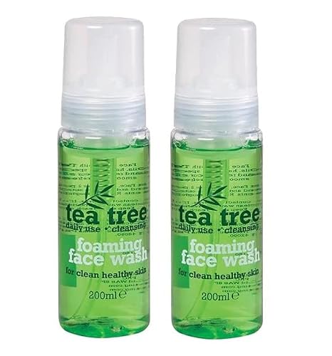 Image of Tea Tree Foaming Face Wash 200ml (2‑Pack) – Daily Use for Healthy, Clean Skin | Refreshing Deep‑Cleansing Formula – Exclusive AG Total Health Bundle