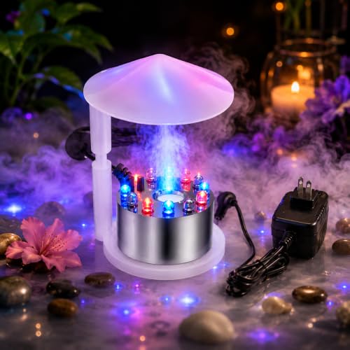 MCM Products Mist Maker Fog Machine with 12 LED Lights - Image 2