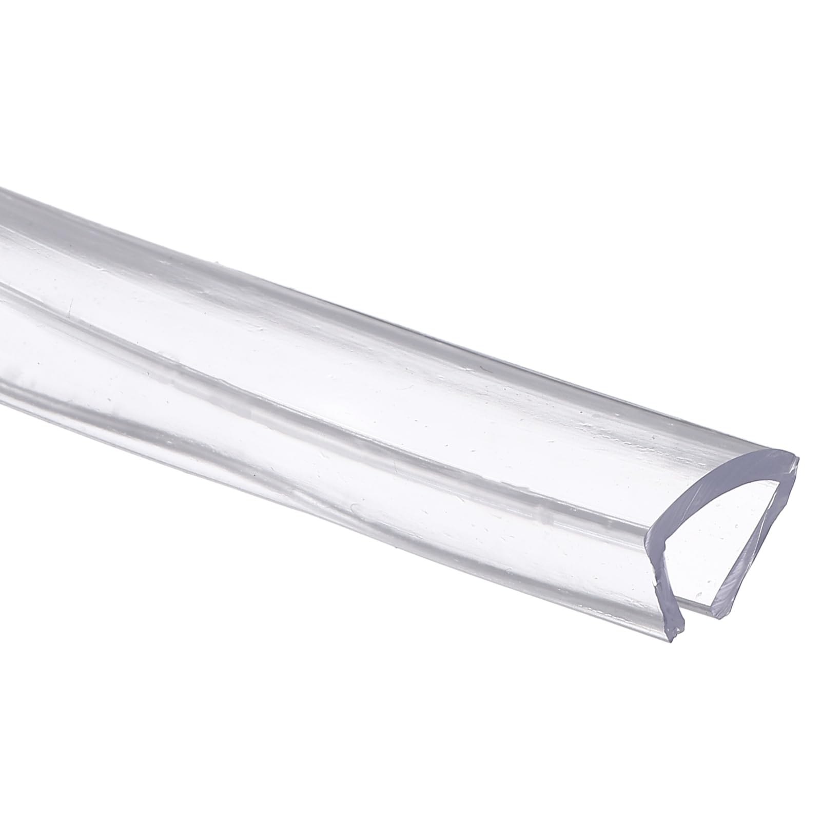 sourcing map Clear Edge Trim, 13.1Ft Silicone U Channel Edge Protector, Edges Guards Fits 1/2" for Car Doors Sheet Metal Parts (3/4" W x 15/32" H) โ image 1