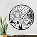 Amazon.com: DUOOLN Mountain Scene Metal Wall Decor, 11