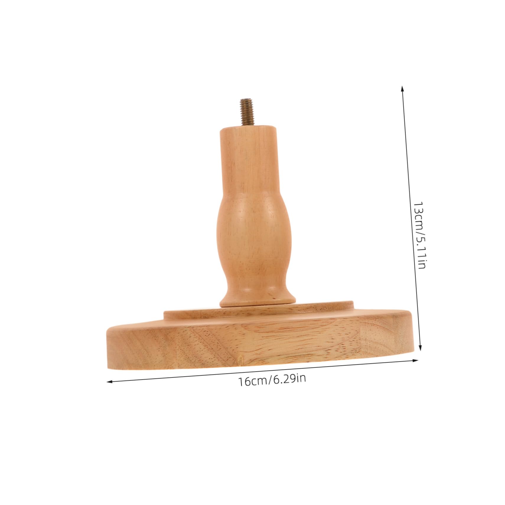 Alipis Wooden Mannequin Head Holder Display Color Height for Wig and Hat Display Mannequin Head Support and Rack