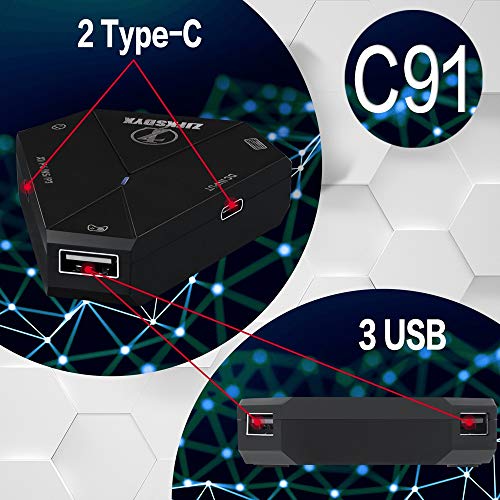 C91 Keyboard and Mouse Adapter for PS4, Xbox One,Switch, PS3,PC