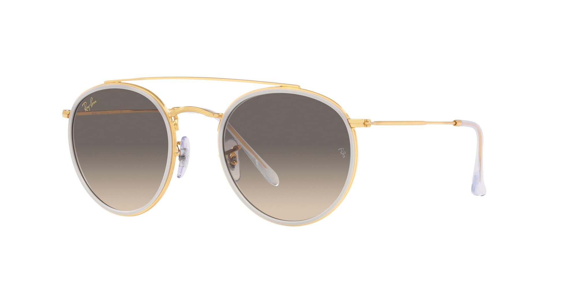 Ray-Ban Double BRIDGE RB 3647N Legend Gold/Grey Shaded 51/22/145 okulary przeciwsłoneczne unisex, Legend Gold, 51 mm