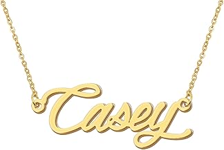 Aoloshow Personalized Name Necklace Custom Any Name Necklaces Jewelry for Womens New Mom Bridesmaid Gift