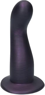 Ylva & Dite - Consolador G-Spot-& Prostatadildo Leda Dark Purple/Silicona/Strapon & Anal Dildo para Mujeres y Hombres - 15,5 cm de largo, máx. Ø 4,2 cm, Lila - Juguete sexual
