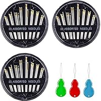 Algopix Similar Product 20 - Mudder 30Count Assorted Hand Needles