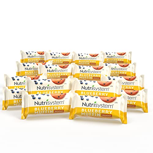 NutrisystemÂ® Blueberry Muffins, 16 ct, Breakfast Muffins for Weight Loss