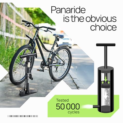 Panaride Bike Pump with Gauge