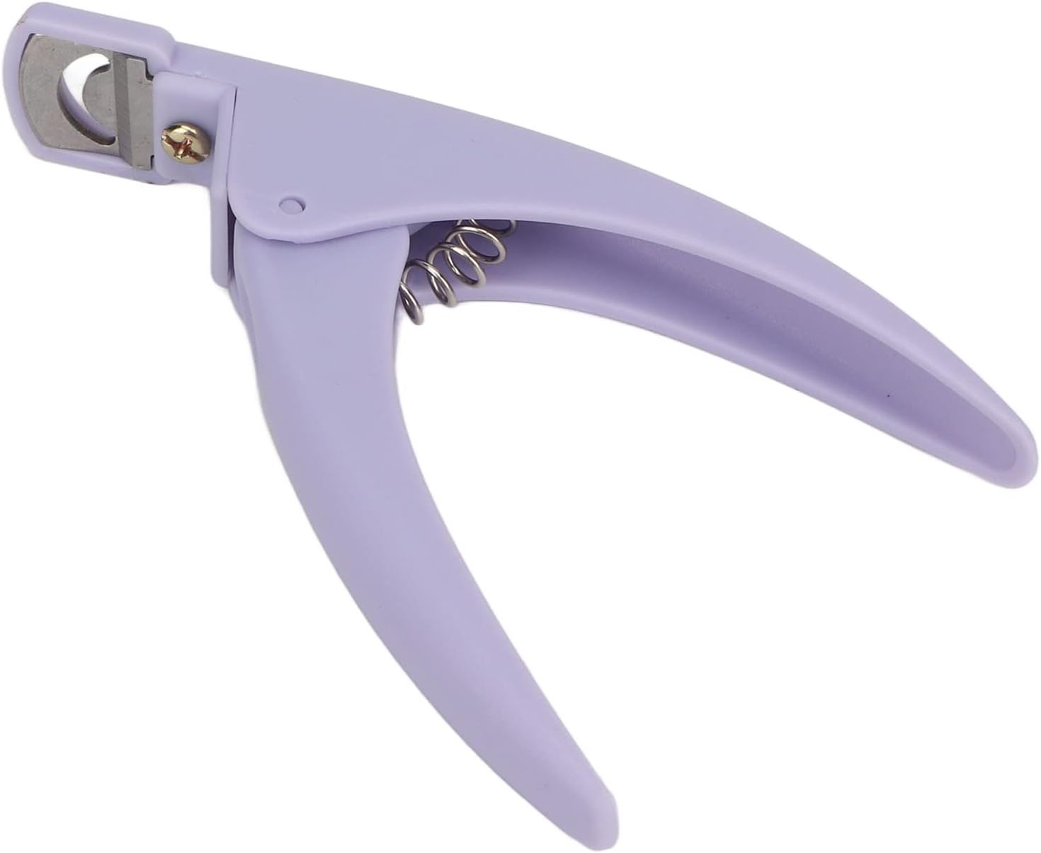 Nail Art Clipper Manicure Nail Tip Cutter Robuust Simple Operating Fake False Nail Trimmer voor DIY Nail Art Supplies Nail Salon Manicure Store Plastic en roestvrij staal (Purple)