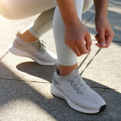 Image of Abboos Walking Shoes Women Breathable Running Sneakers Casual Tennis Shoe | Hiking Shoes Lightweight Non-Slip Comfortable Fashion Sneakers Athletic Shoes for All-Day Standing Gym Workouts Travel