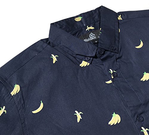Image of Molokai Surf Button Down Slim Fit Hawaiian Short Sleeve Shirts