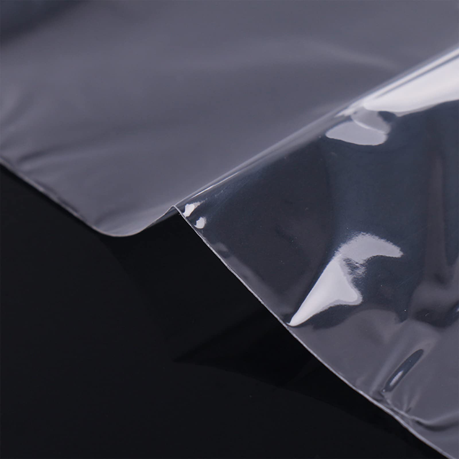 Lot de 100 sacs thermorétractables transparents de 45 cm x 55 cm, sans odeur, port unique, pour emballage cadeau, projet de bricolage