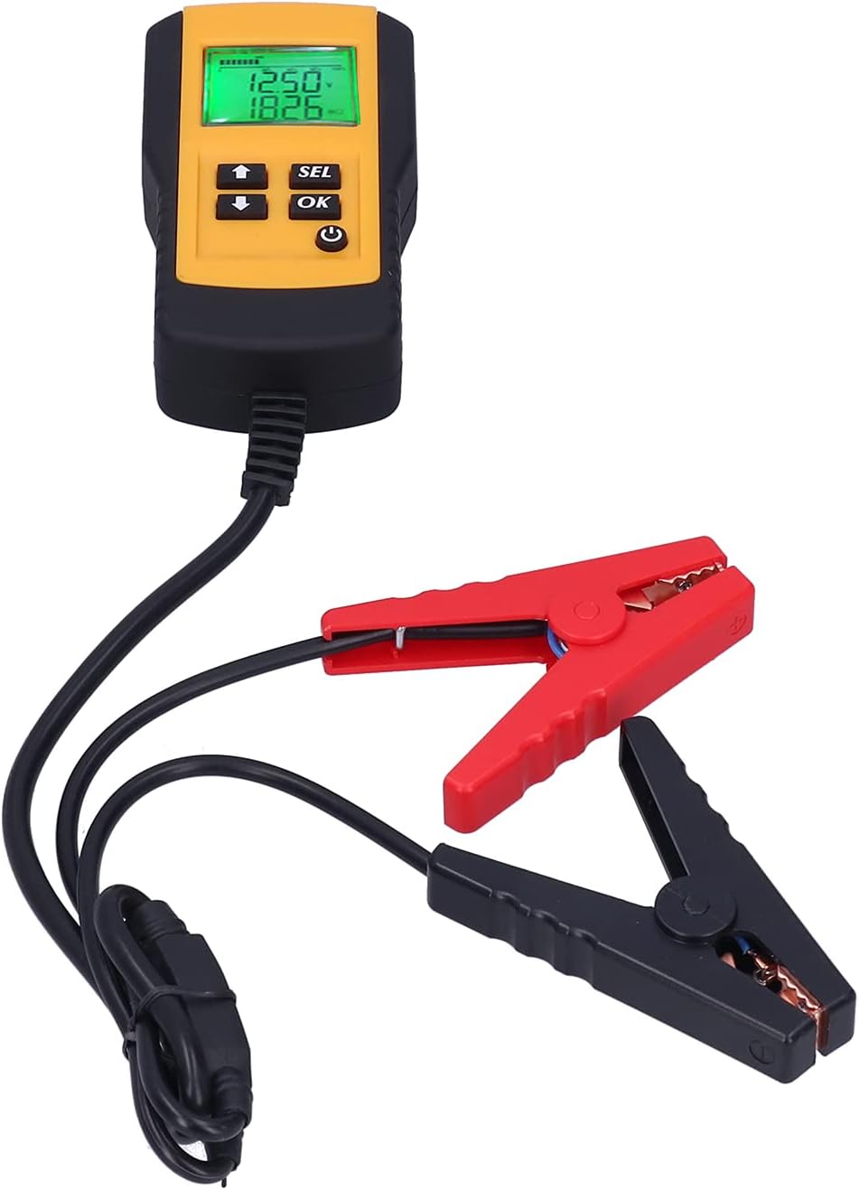 Auto Battery Load Analyzer with LCD Display for Test Battery Life Percentage, 12V Car Battery Tester, Voltage, Resistant and CCA Value, 12V Car Battery Tester, Auto Battery Load AnalyzerBattery T