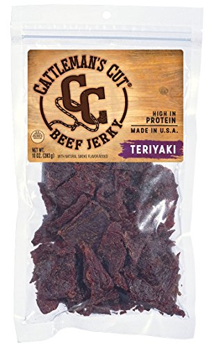 Cattleman's Cut Teriyaki Beef Jerky, 10 oz Bag