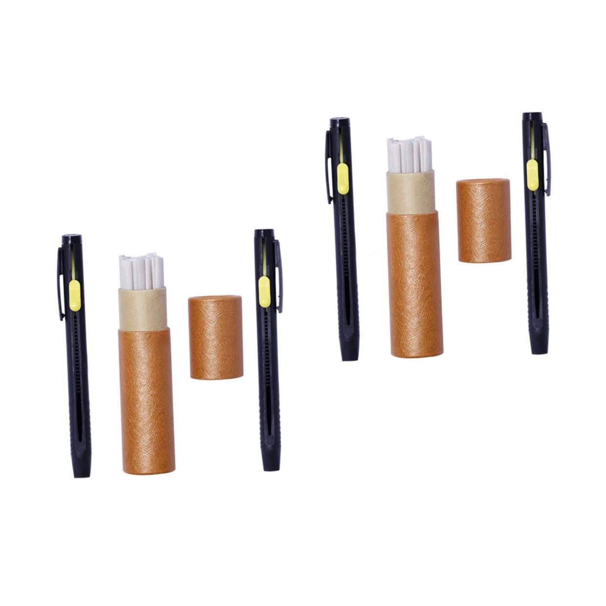 Housoutil 2 Juegos Pluma de dibujo invisible bolígrafos de tela borrables marcador de tiza para coser lápiz de tiza de marca de costura tiza de costura multifuncional tiza de sastre rosado