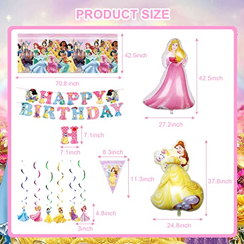291 Pcs Birthday Party Supplies For 20 Guests, Party Decorations, Birthday Decorations Included Happy Birthday Banner, Balloons, Swirls, Invitation Cards, Tableware, Cake Topper #TOP4