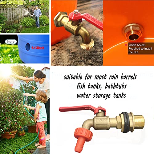 Brass-Spigot-Rain-Barrel-Faucet-Kit-for-Rain-Water-Barrel-Water-Tanks-Tubs-Pools-etc
