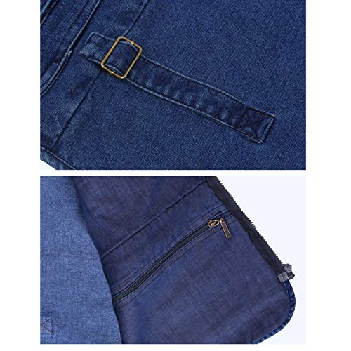 GAOHONGMEI Gilet da uomo multi tasca Reporters