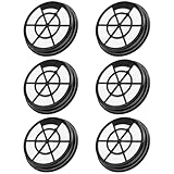 Kaulolado NEN110A/NEN110B/NEN110D Vacuum Filter for Eureka, Compatible with Eureka WhirlWind Bagless Canister Vacuum Cleaner, 6 Pack Inlet Frame and Sponge Filter