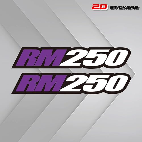 Miniatura 9 de Kit de gráficos de calcomanías para brazo oscilante de motocicleta para Suzuki RM250-1976-2008 (amarillo claro)