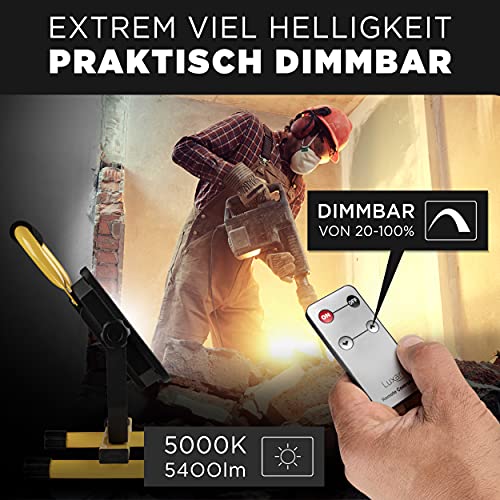 Luxari LED Baustrahler 60W mit 5400LM und dimmbarer Funktion