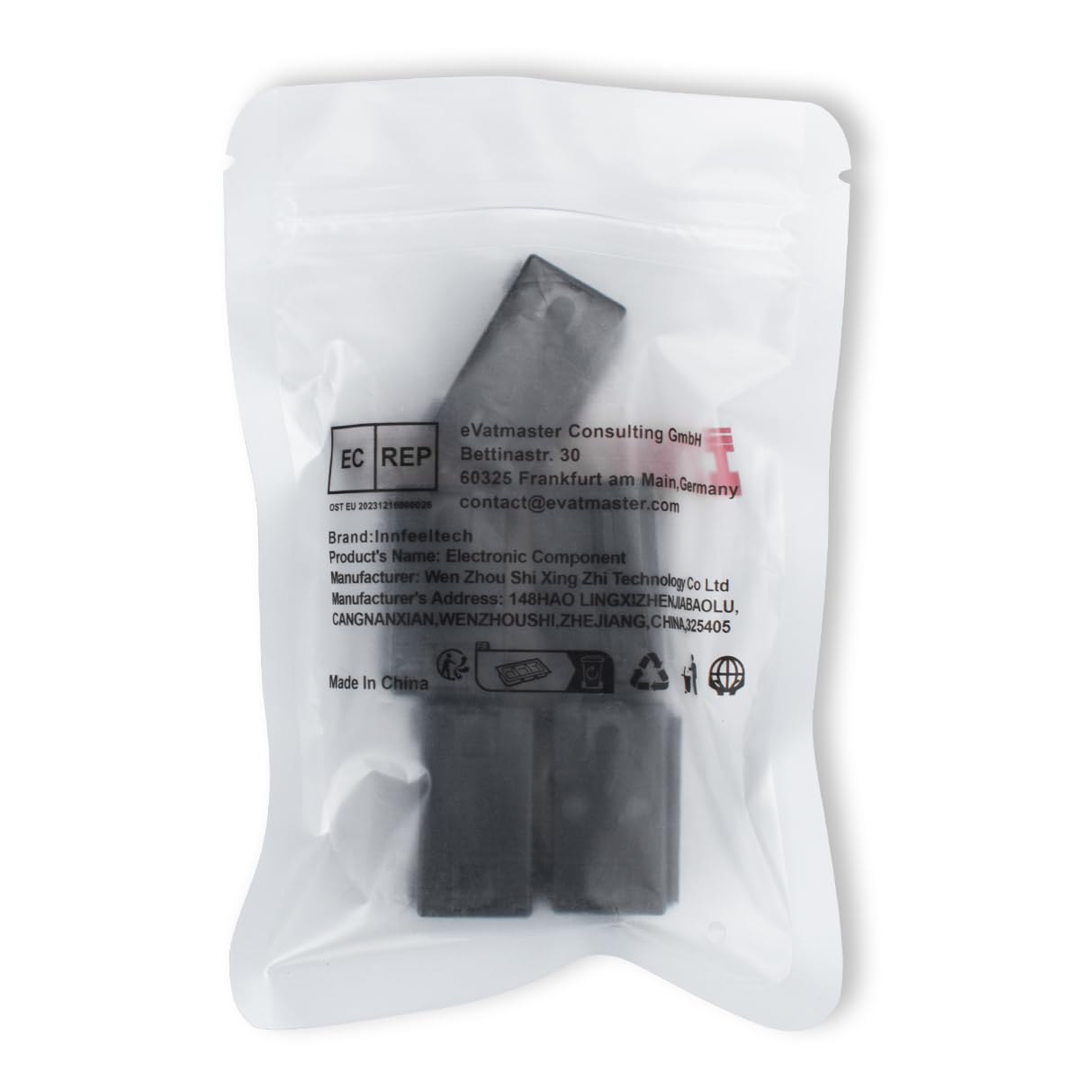 Núcleo de anillo de ferrita negro 5 piezas supresor de ruido EMI clip de cable 6,5 mm diámetro interior para USB