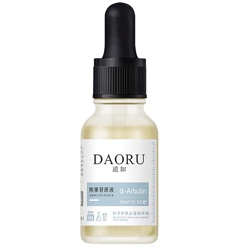 -Arbutus Arbutin Stock Face Serum 0.5oz ALPHA Arbutus Glucósidos Vitamina C Ácido hialurónico Productos tópicos Cuidado de la Piel Natural Orgánico