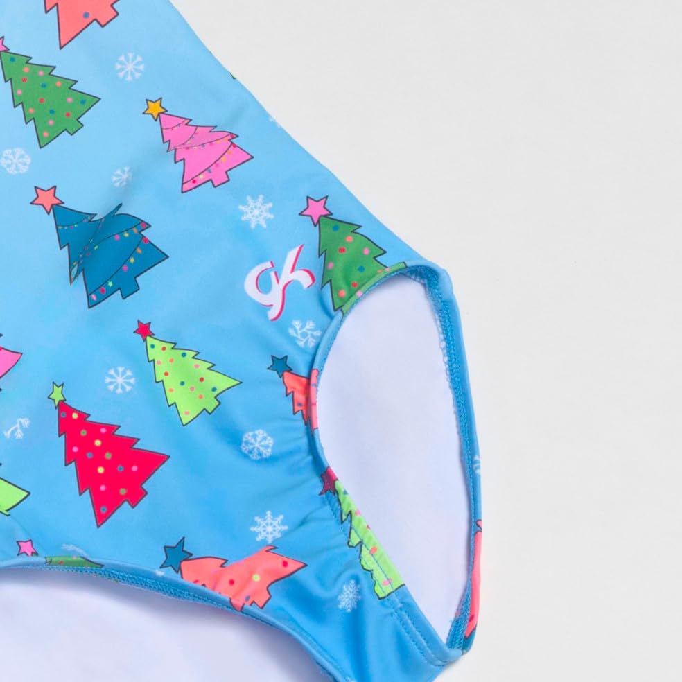 Image of GK Stars Gymnastics & Dance Leotard for Girls and Toddlers - Activewear One Piece Outfit in Fun Colorful Prints