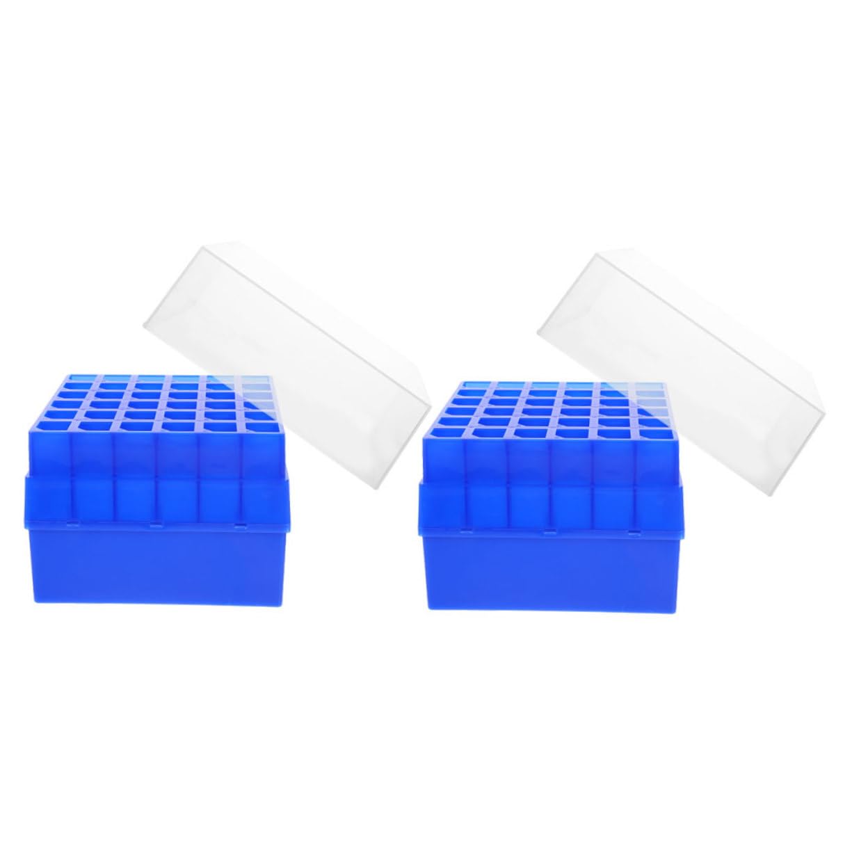 FUNOMOCYA 2pcs Boxes Freezer Box Test Tubes Tube Organizer Case Laboratory Tube Racks Test Tube Container Test Tube Holde Test Tube Organizer Tubes Boxes Plastic