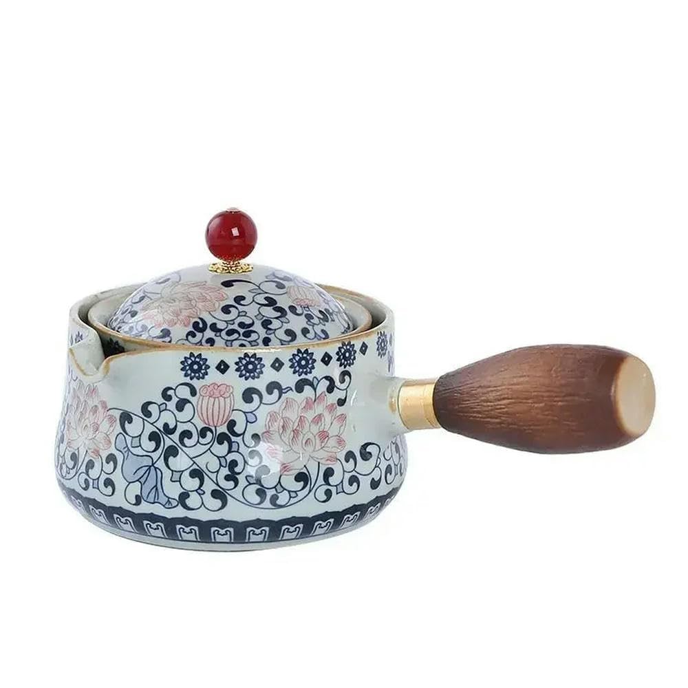 Chiński zestaw do herbaty Kung Fu, podróżny zestaw do herbaty, ceramiczny, przenośny zaparzacz, filiżanka do herbaty