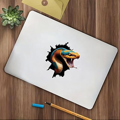 Vinilos decorativos 3D serpiente pack 2 unidades miniatura 2