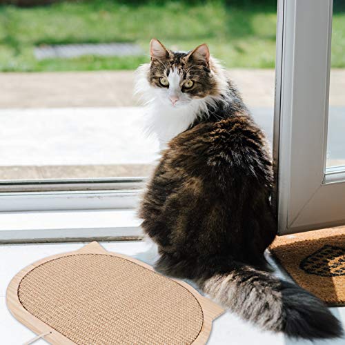 Tapete de arranhão para gatos Balacoo, tapete para arranhões de sisal, tapete para arranhar, placa d