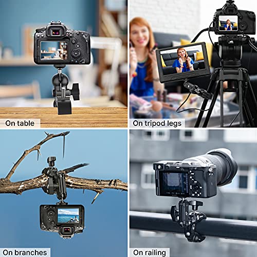 Image of UURig R094 Super Clamp Multi-Functional Camera C Clamp, Video Shooting, Mobile Clamp for Action Cam, Selfie Live Streaming