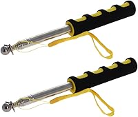 Vista 10 de Othmro 4 punteros telescópicos huecos para profesores, puntero de enseñanza para aula, puntero retráctil de mano de metal de longitud extendida