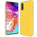 Produktbild Conie® Basic Backcove Hülle für Samsung Galaxy A70, [ Microfaser Innenfutter ] Schutzhülle sturzsichere Hülle aus TPU Anti Fingerprint Rückschale, Galaxy A70 Case Gelb