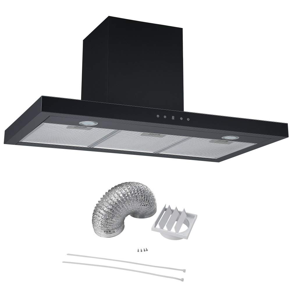 Cookology LINT901SS/A++ Touch Control Cooker Hood, A++ Energy Rated, Kitchen Wall Mounted Chimney Extractor Fan, 90cm T-Shaped Box Style, 3 Speed Powerful Extraction - Stainless Steel — view 11