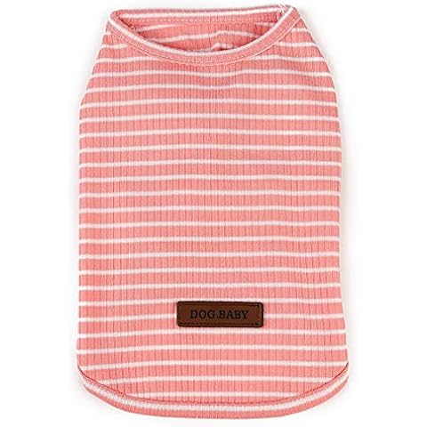 Pet Heroic Small Dog Cat Puppy Knit Jumper Sweater Clothes Comfortable Small Dog Jumper Cat Sweater Puppy Sweater Clothes for Small Dogs Cats Puppy Pink Red Blue Grey Grass - Weight 1.2-9.0 KGS Cover