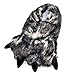 Millffy Lustige Klauenpfote Hausschuhe Grizzlybär Kuscheltier Pelzklaue Pfote Hausschuhe Grundschulkinder, Kinder & Erwachsene Kostümschuhe (X-Large - (Männer Größe), Schwarze Spitze Klaue)