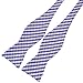 PenSee Classic Striped Jacquard Bow Ties for Mens Self Tie Bowtie - Various Design