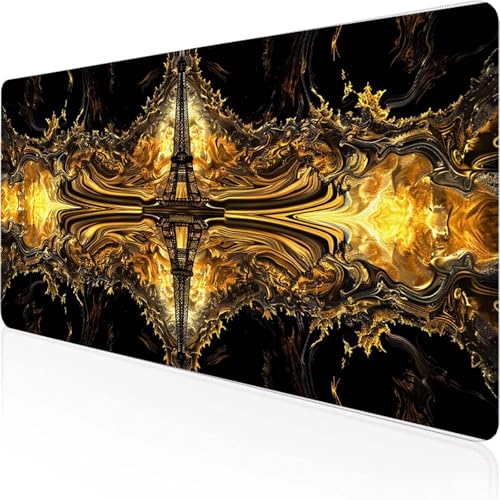 Tapis de souris grand format Tour Eiffel 1200 x 600 mm antidérapant étanche