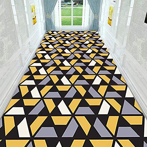 Alfombras de pasillo largo con diseño geométrico 3D para dar vida a la entrada de tu hogar 3