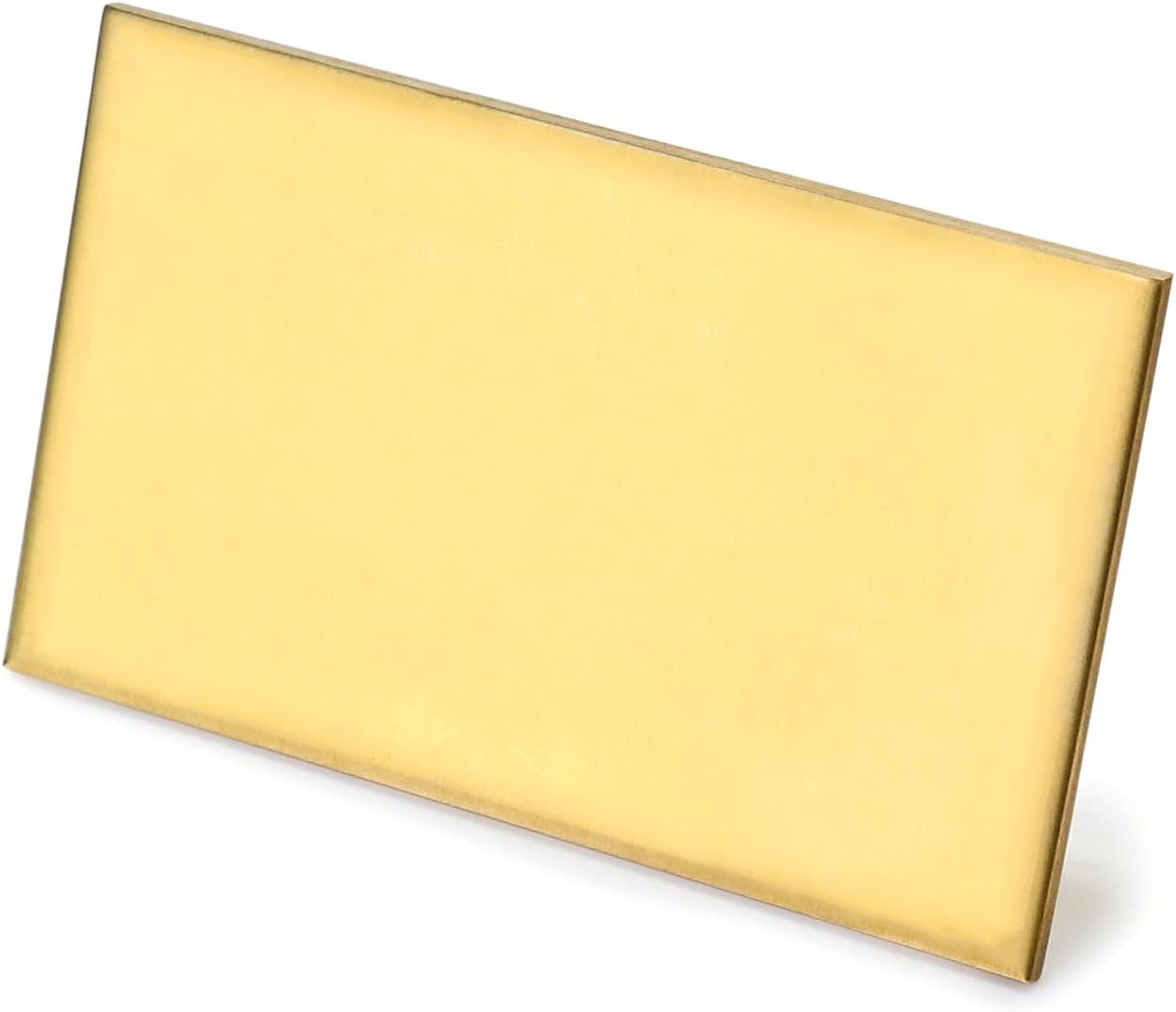 Odporna na korozję blacha mosiężna QWORK H62 (3mm, 60mm x 100mm)