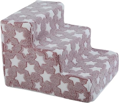 犬用ステップ 犬 階段 ドッグステップ ペット階段 ドッグステップ 犬 スロープ 高密度 滑り止め付き 安定性 カバー取り外し可能 洗える 小型犬 高齢犬適用 小サイズ3 段