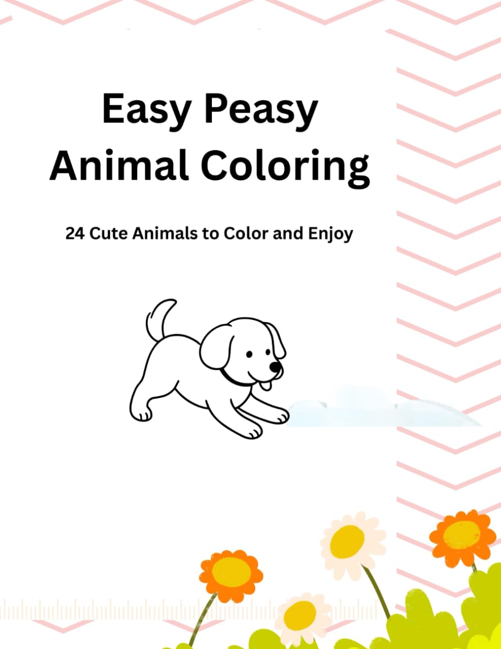 Easy Peasy Animal Coloring doodle paws and whiskers tales