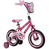 Huffy 12-inch Disney Minnie Mouse Girls' Bike w/Training Wheels - Pink