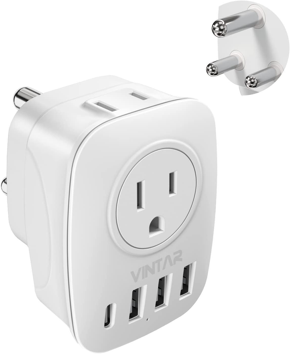 South Africa Power Adapter,VINTAR Type M Plug Adapter with