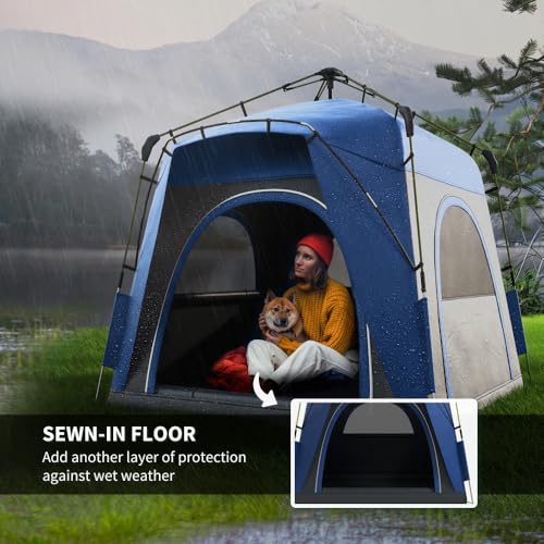 Carpa de camping rápida y resistente con bolsa para transporte miniatura 3