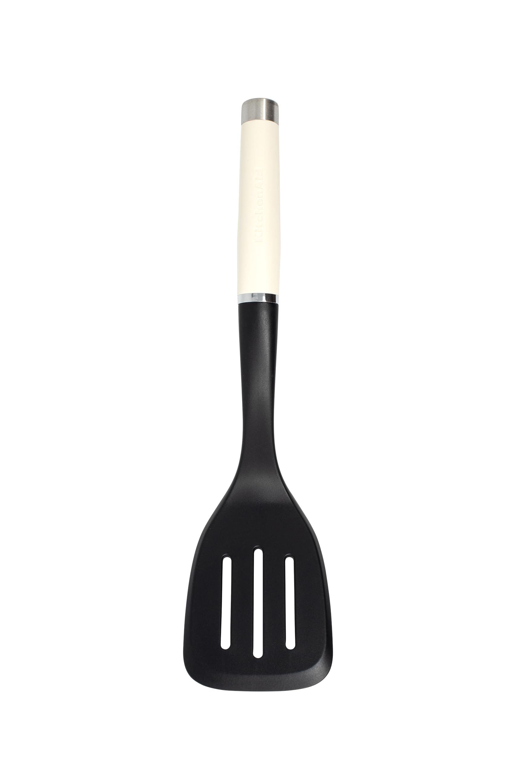 KitchenAid - Slotted Turner, Heat Resistant Nylon Slotted Spatula, Safe for Nonstick Cookware (Almond Cream)