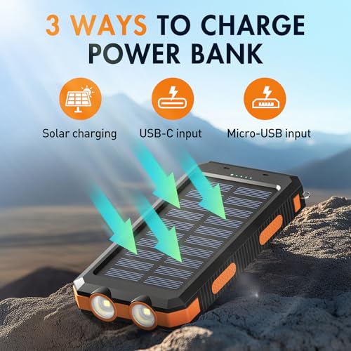 Vikeri 26800mAh Portable Solar Power Bank